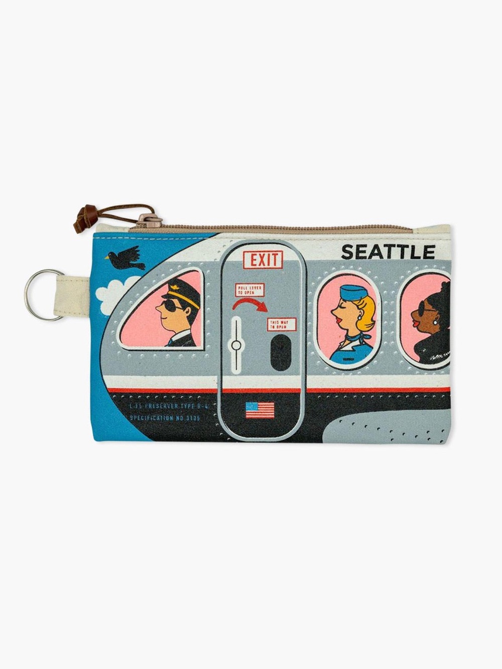Seattle Jet-Setters Pouch-Small
